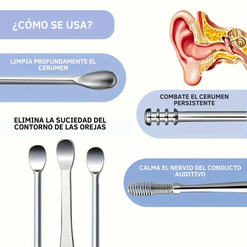 ClearEars® - Kit de Limpieza de Oídos | ¡PROMO 3x1!