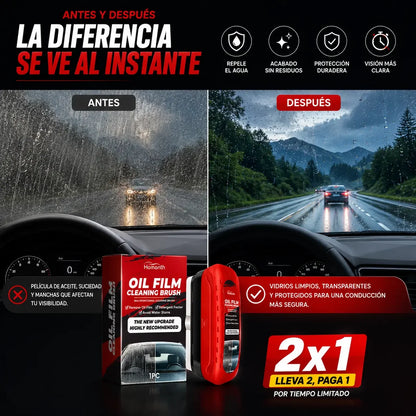 OFERTA: 2x1 | HidroShield - Cepillo Antiempañante