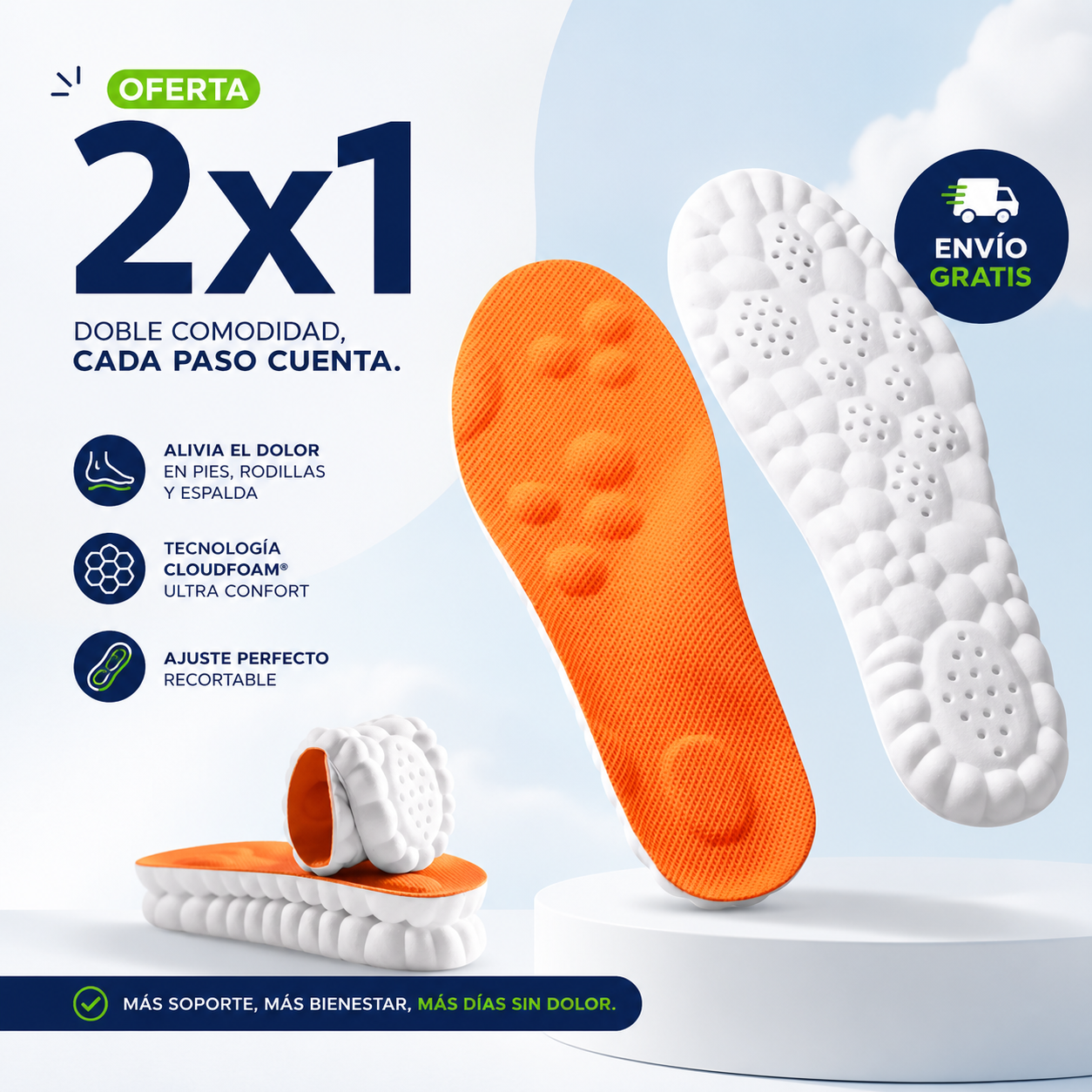 Cloud® - Plantillas Ortopédicas