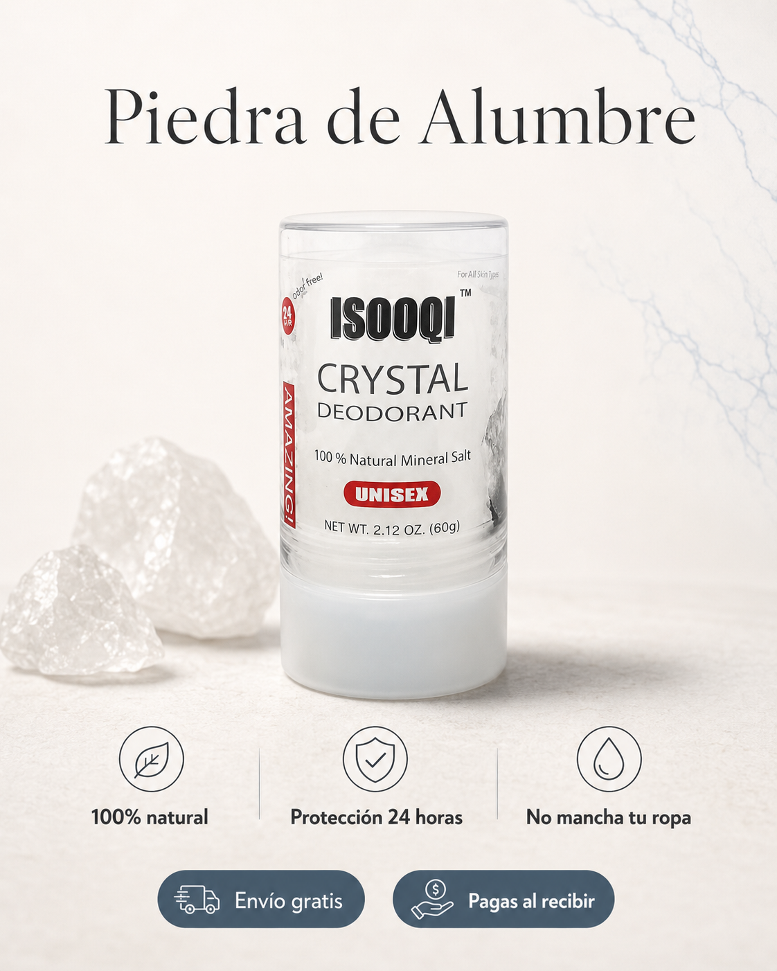 Desodorante Piedra Alumbre | 60gr