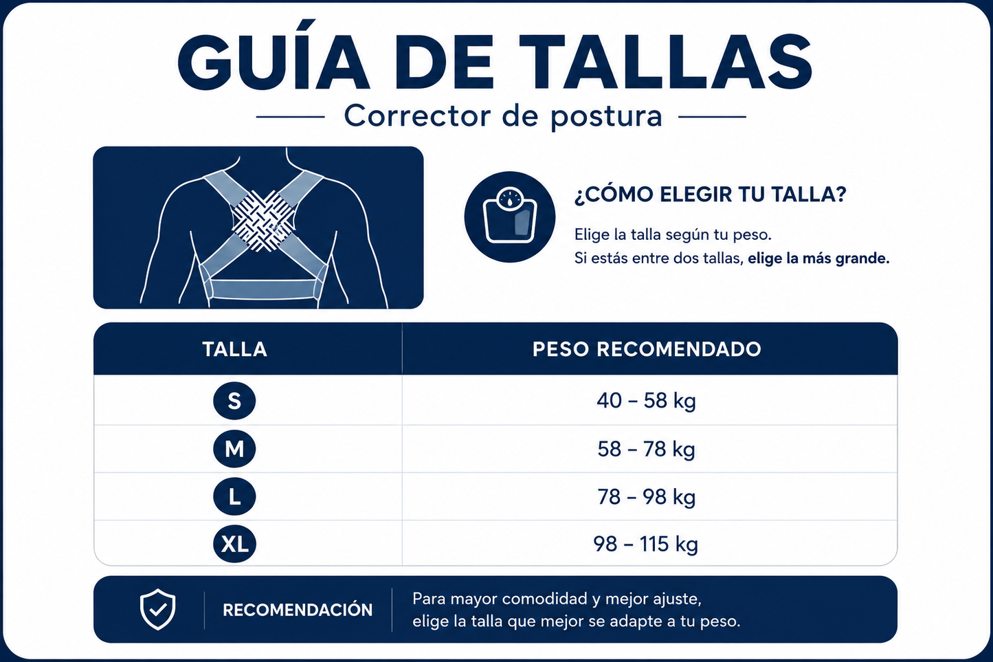 SpineX® - Corrector de Postura