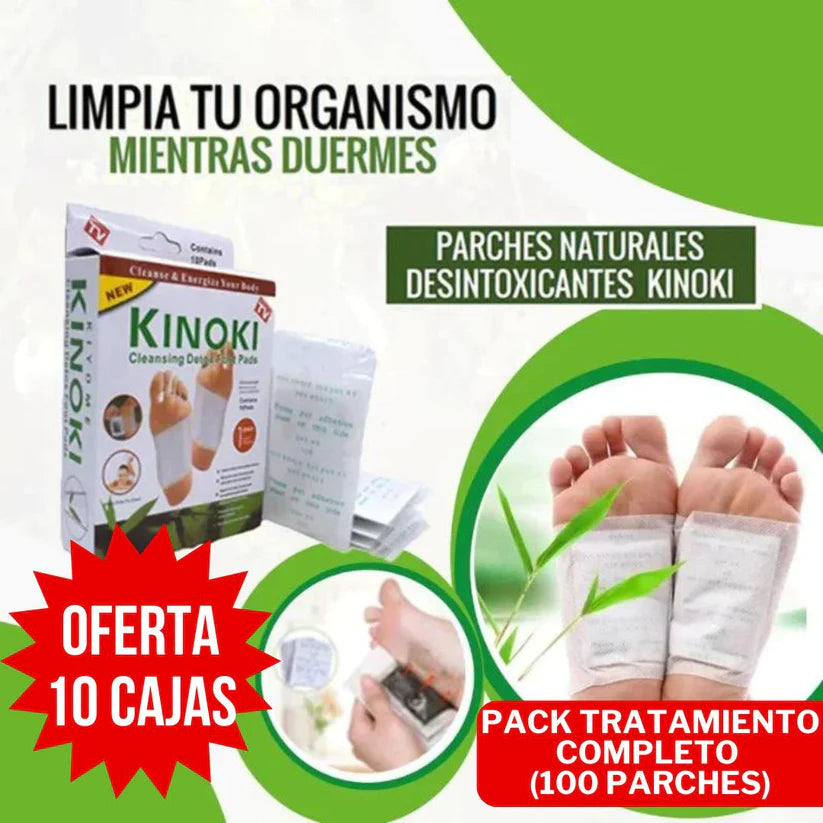 Kinoki Pads© - Parche Desintoxicante (Pack de 10 Unidades)