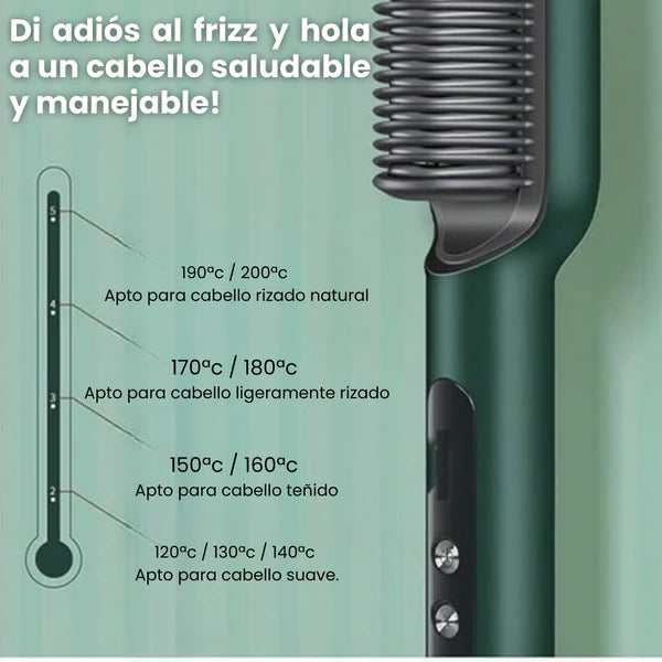 StyleX® - Cepillo Alisador 2 en 1