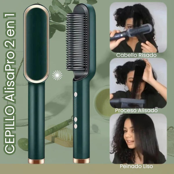 StyleX® - Cepillo Alisador 2 en 1